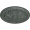 Ekena Millwork Swindon Ceiling Medallion (Fits Canopies up to 2 7/8"), 16 7/8"OD x 1 1/2"P, Athenian Green Crackle CM16SWAGC - alternate 2